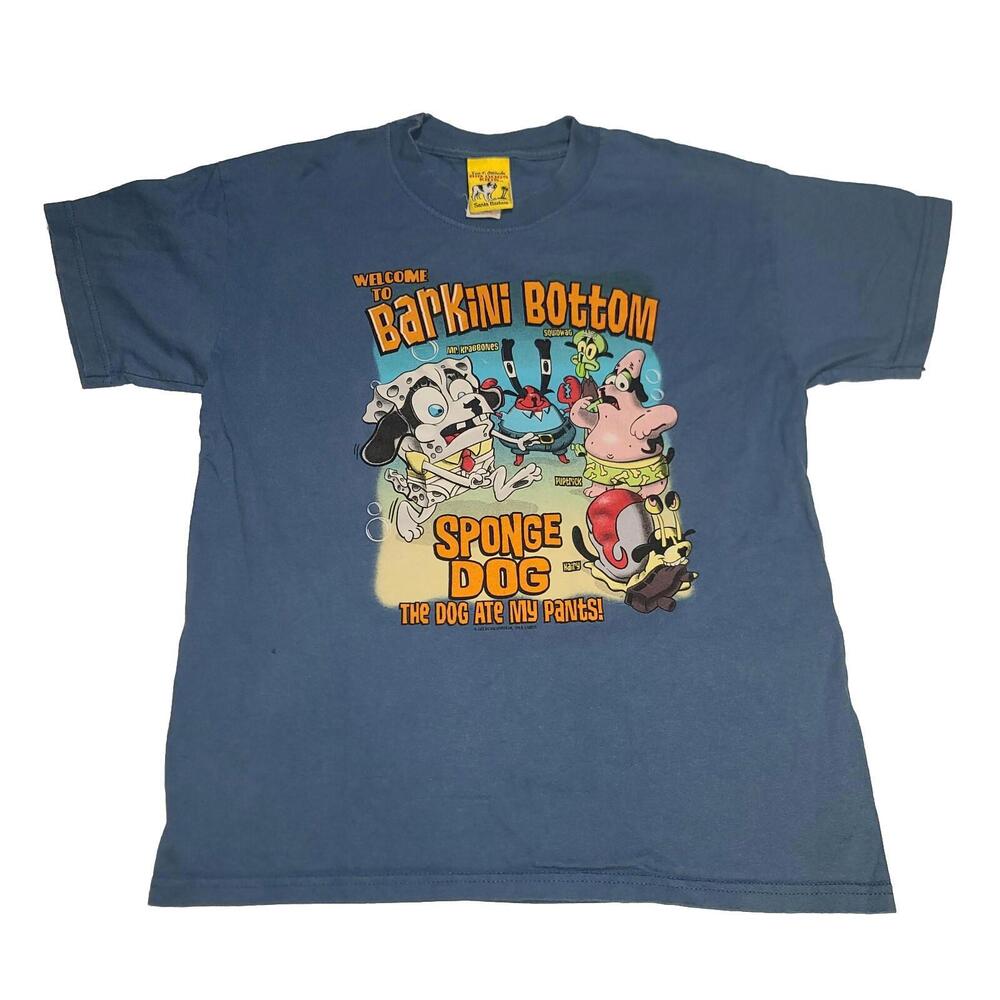 Big Dogs Kids Barkini Bottom T Shirt L 12/14 SpongeBob SquarePants